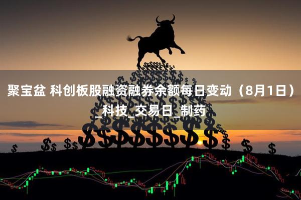 聚宝盆 科创板股融资融券余额每日变动（8月1日）_科技_交易日_制药